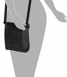 Goedkoop 😉 Enrico Benetti Bobbi 66591 Schoudertas Crossbody Tas - Zwart 🤩 -Tassen-Dames Winkel 217x840 3