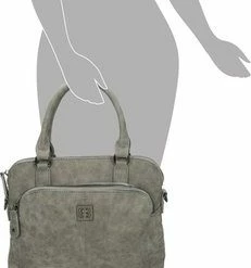 Hete verkoop 🎉 Enrico Benetti Schoudertas / Handtas Lille Mid Grijs 🛒 -Tassen-Dames Winkel 231x840 1