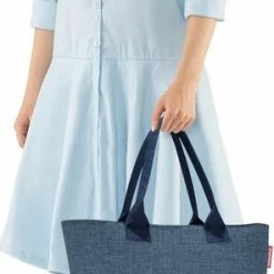 Coupon ⭐ Reisenthel Shopper E1 Shopper Schoudertas - 12L - Twist Blue Blauw 😀 -Tassen-Dames Winkel 296x840 4