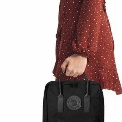 Gloednieuw 👏 Fjallraven Fjällräven Kånken No. 2 Black Unisex Rugzak - Black ⌛ -Tassen-Dames Winkel 303x840