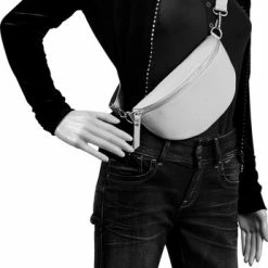 Beste Pirce 🔥 AmbraModa GLX10 - Dames Heren Unisex Kleine Heuptas Buiktas Crossbodytas, Ideaal Voor Vakantie, Reizen, Uitgaan Gemaakt Van Echt Leer Beige 🔥 -Tassen-Dames Winkel 346x840 2