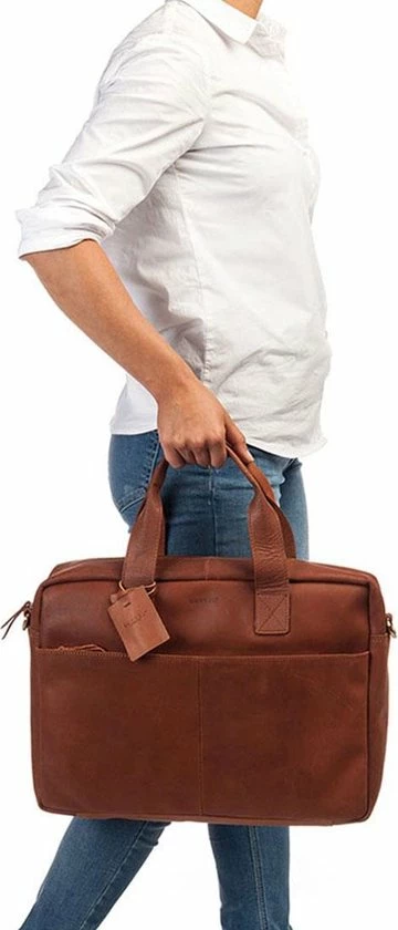 Flash-uitverkoop 🥰 Burkely Vintage River Worker - Schoudertas - Cognac ✨ 17 Flash-uitverkoop 🥰 Burkely Vintage River Worker - Schoudertas - Cognac ✨ - Afbeelding 15