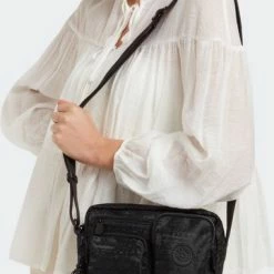 Beste Pirce 👏 Kipling Kleine Schoudertas / Crossbody Tas Dames - Polyester - Albena - Zwart 🌟 -Tassen-Dames Winkel 361x840