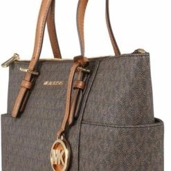 Kopen 🛒 Michael Kors Schoudertas Jet Set Leer - Bruin 🌟 -Tassen-Dames Winkel 374x840 2