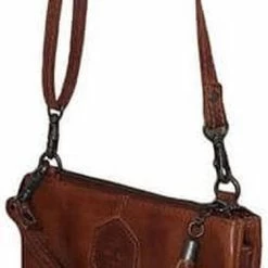 Goedkoopste 😍 Bear Design Alessia Leren Schoudertasje/Clutch - Cognac ⌛ -Tassen-Dames Winkel 376x840