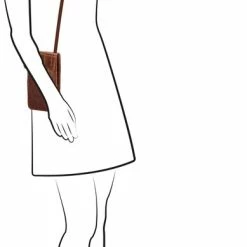 Begroting 💯 Charm London Elisa - Leren Telefoontasje - Italiaans Leer – Cognac Bruin 🔥 -Tassen-Dames Winkel 389x840 6