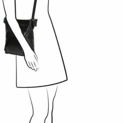 Korting ⌛ Old West Leren Schoudertas Zwart 🎉 -Tassen-Dames Winkel 390x840 1