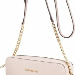Beste Verkoop 🌟 Michael Kors Jet Set Large Dames Crossbodytas - Roze ✔️ -Tassen-Dames Winkel 392x840 1