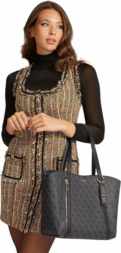 Groothandel π Guess Dames Handtassen Naya Trap Tote - Zwart π₯° 6 Groothandel π Guess Dames Handtassen Naya Trap Tote - Zwart π₯° - Afbeelding 4