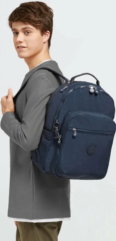 Nieuw π Kipling Seoul Rugzak - 27 Liter - Blue Bleu 2 β€οΈ 4 Nieuw π Kipling Seoul Rugzak - 27 Liter - Blue Bleu 2 β€οΈ - Afbeelding 2