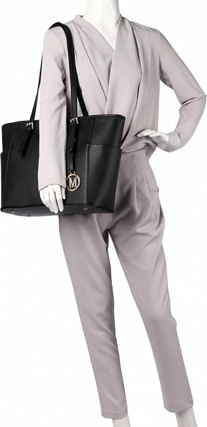 Goedkoop ๐คฉ Miss Lulu Dames Schoudertas - Handtas - Laptoptas 13.3" – Zwart (LM1642 BK) ๐ 16 Goedkoop ๐คฉ Miss Lulu Dames Schoudertas - Handtas - Laptoptas 13.3" – Zwart (LM1642 BK) ๐ - Afbeelding 14