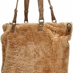 Goedkoopste ❤️ Enrico Benetti Teddy Shopper 66653 - Camel 😍 -Tassen-Dames Winkel 414x840 3