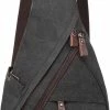 Beste recensies van ❤️ Bagwise® - Rugzak - Slingbag - Crossbodytas -Canvas - 10L -Vintage - 1276 Zwart 🔔