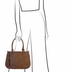 Korting 🌟 Nuba Design - Schoudertas / Handtas - Dames Tas - Veel Vakjes - Bruin 🌟 -Tassen-Dames Winkel 429x840 14