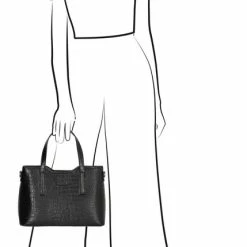 Korting 👍 Charm London Midwood Handtas - Zwart ❤️ -Tassen-Dames Winkel 429x840 7