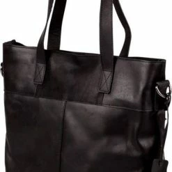 Korting 🌟 Burkely Vintage Jade Laptopshopper - Schoudertas - Zwart 😍 -Tassen-Dames Winkel 443x840 1