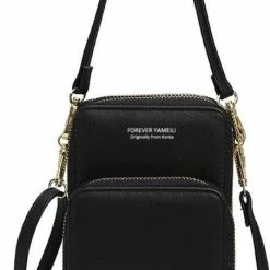 Promo ❤️ Topco Dames Telefoontas - Zwart 💯