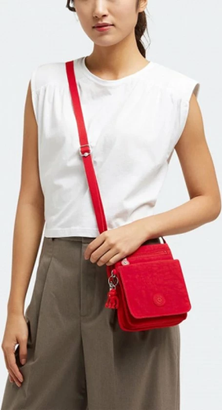 Begroting β Kipling Kleine Schoudertas / Crossbody Tas Dames - Polyester - New Eldorado - Rood π 9 Begroting β Kipling Kleine Schoudertas / Crossbody Tas Dames - Polyester - New Eldorado - Rood π - Afbeelding 7