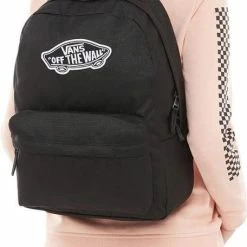 Flash-uitverkoop 🥰 Vans Wm Realm 🎒 Backpack Rugzak - Black ✨ -Tassen-Dames Winkel 456x840 2