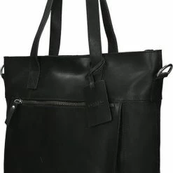 Korting 🌟 Burkely Vintage Jade Laptopshopper - Schoudertas - Zwart 😍 -Tassen-Dames Winkel 459x840 1