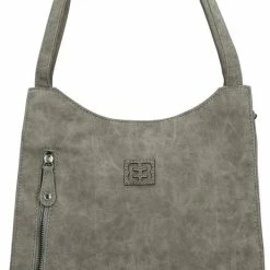 Nieuw 🧨 Enrico Benetti Tas - Schoudertas / Handtas / Dames Tas - Chelles – Grijs ✔️