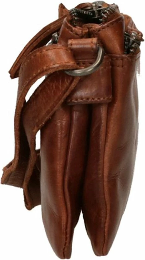 Beste Verkoop 🛒 Bear Design Kleine Schoudertas / Crossbody Tas Dames - Leer - Cow Lavato - Cognac 🔔 5 Beste Verkoop 🛒 Bear Design Kleine Schoudertas / Crossbody Tas Dames - Leer - Cow Lavato - Cognac 🔔 - Afbeelding 3