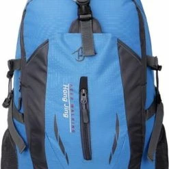 Coupon 🔥 Faseras Outdoor Camping Rugzak - 17 Inch Laptopvak - Waterafstotend - Wandel Rugzak - Blauw - 40L 👍