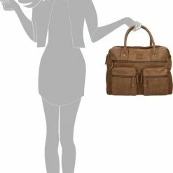 Top 10 🛒 Enrico Benetti Ardeche - Handtas 66101 - Midden Bruin ✨ -Tassen-Dames Winkel 484x840 1