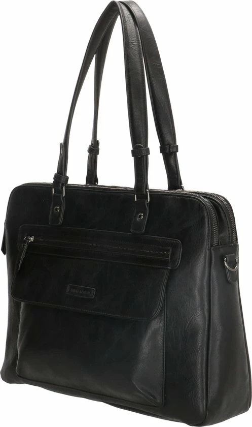 Gloednieuw π Enrico Benetti Caen 66571 Laptoptas Schoudertas - 17 Inch Laptopvak - Zwart β 6 Gloednieuw π Enrico Benetti Caen 66571 Laptoptas Schoudertas - 17 Inch Laptopvak - Zwart β - Afbeelding 4