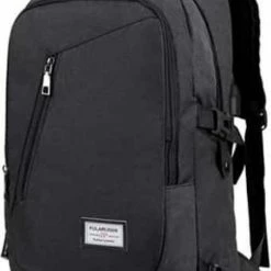 Aanbiedingen 🤩 Rugtas/Rugzak, Laptoptas En Schooltas Voor Dames, Heren, Laptop En School - Met USB En 3.5mm Audio Jack Aansluiting - Lovnix Fularuishi Bag101 Zwart 🛒 -Tassen-Dames Winkel 504x840 3