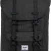 Goedkoopste 🎉 Herschel Little America - Black Crosshatch/Black / Ruime Rugzak Met 25L Opbergvolume - 15" Fleece-gevoerd Laptopvak - Magnetische Sluiting / Met Levenslange Fabrieksgarantie / Limited Lifetime Warranty / Zwart 🛒 -Tassen-Dames Winkel 507x840 1
