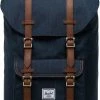 Kopen 👏 Herschel Little America - Indigo Denim / Ruime Rugzak Met 25L Opbergvolume - 15" Fleece-gevoerd Laptopvak - Magnetische Sluiting / Met Levenslange Fabrieksgarantie / Limited Lifetime Warranty / 👖 Jeans 👏