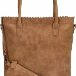 Groothandel ❤️ Zebra Trends Grote Shopper / Schoudertas / Tas Dames - Natural Bag Kartel Rits - Bruin 🌟 -Tassen-Dames Winkel 511x840 1