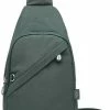 Gloednieuw 🛒 Bagwise® Crossbodytas - Sling Bag - Dames - Heren - S - (1239) - Groen ✨ -Tassen-Dames Winkel 516x840 1