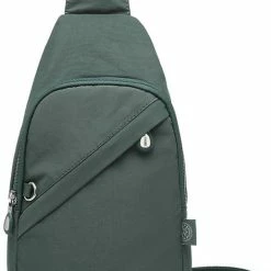 Gloednieuw 🛒 Bagwise® Crossbodytas - Sling Bag - Dames - Heren - S - (1239) - Groen ✨