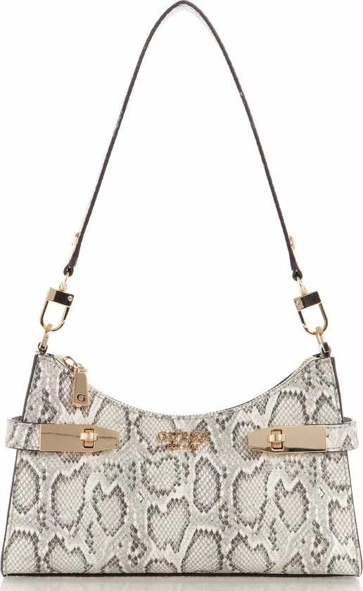 Gloednieuw ✨ Guess Zadie Dames Handtas - Phyton ❤️ 3 Gloednieuw ✨ Guess Zadie Dames Handtas - Phyton ❤️