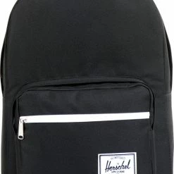 Uitgang 💯 Herschel Pop Quiz - Black/Tan Synthetic Leather / Rugzak - Schooltas - Laptoptas / 15" Fleece Laptopvak - Meerdere Extra Vakken - 22L Opbergruimte / Met Levenslange Fabrieksgarantie / Limited Lifetime Warranty / Zwart 😀 -Tassen-Dames Winkel 521x840 9