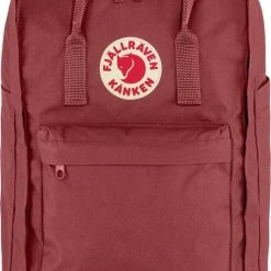 Beste Verkoop 👍 Fjallraven Fjällräven Kånken Laptop 17" Unisex Rugzak - Ox Red 😉