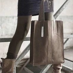 Goedkoop 🤩 MYOMY Schoudertas Hunter Leer - Bruin 🛒 -Tassen-Dames Winkel 523x840 13