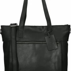 Korting 🌟 Burkely Vintage Jade Laptopshopper - Schoudertas - Zwart 😍 -Tassen-Dames Winkel 535x840 5