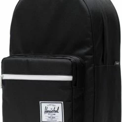 Uitgang 💯 Herschel Pop Quiz - Black/Tan Synthetic Leather / Rugzak - Schooltas - Laptoptas / 15" Fleece Laptopvak - Meerdere Extra Vakken - 22L Opbergruimte / Met Levenslange Fabrieksgarantie / Limited Lifetime Warranty / Zwart 😀 -Tassen-Dames Winkel 545x840 11
