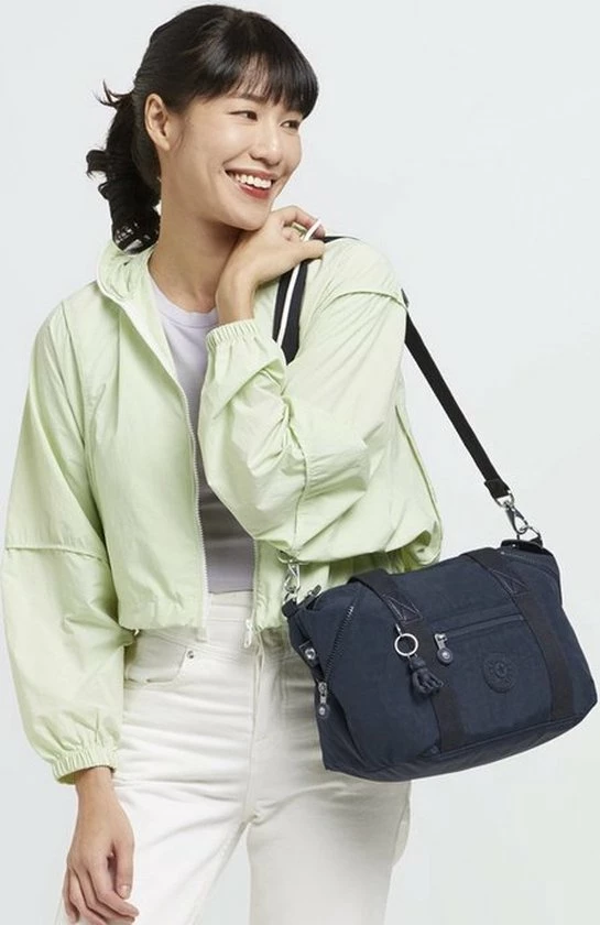 Groothandel ⌛ Kipling Grote Schoudertas / Crossbody Tas Dames - Polyamide - Art Mini - Blauw ❤️ 12 Groothandel ⌛ Kipling Grote Schoudertas / Crossbody Tas Dames - Polyamide - Art Mini - Blauw ❤️ - Afbeelding 10