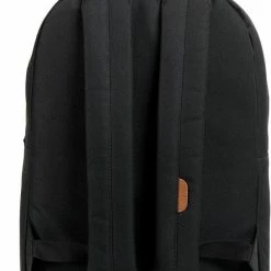 Uitgang 💯 Herschel Pop Quiz - Black/Tan Synthetic Leather / Rugzak - Schooltas - Laptoptas / 15" Fleece Laptopvak - Meerdere Extra Vakken - 22L Opbergruimte / Met Levenslange Fabrieksgarantie / Limited Lifetime Warranty / Zwart 😀 -Tassen-Dames Winkel 546x840 15