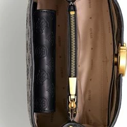 Begroting 🧨 Guess G Vibe Girlfriend Satchel Dames Schoudertas - Black Logo 💯 -Tassen-Dames Winkel 547x840 1