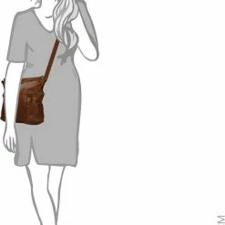 Top 10 🔥 Bear Design Medium Schoudertas / Crossbody Tas Dames - Leer - Cow Lavato - Cognac 😉 -Tassen-Dames Winkel 547x840