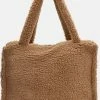 Hete verkoop 🎁 Charm London Fluffy Teddy Shopper/Mom Bag Westfield Camel 🛒