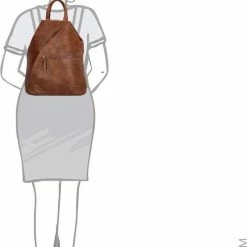 Promo 💯 Enrico Benetti Caen Rugzak - 12,7 Liter - Cognac 😀 -Tassen-Dames Winkel 548x840 9