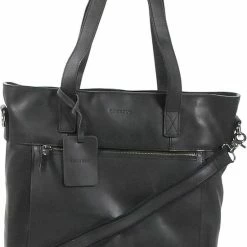 Korting 🌟 Burkely Vintage Jade Laptopshopper - Schoudertas - Zwart 😍 -Tassen-Dames Winkel 549x840 11