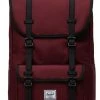 Gloednieuw 👍 Herschel Little America Pro - Port/Black / Ruime Weerbestendige Tote Met 35L Opbergvolume, Gemaakt Van Gerecycleerde Materialen, Met Matte 🧥 Coating, Interne Mesh Organiser / Met Levenslange Fabrieksgarantie / Limited Lifetime Warranty / Bordeaux ✔️ -Tassen-Dames Winkel 549x840 12