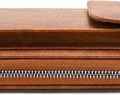 Beste Pirce 👍 Merkloos Portemonnee En Telefoontas In één – Inclusief Schouderkoord – Bruin 🌟 -Tassen-Dames Winkel 550x196 2
